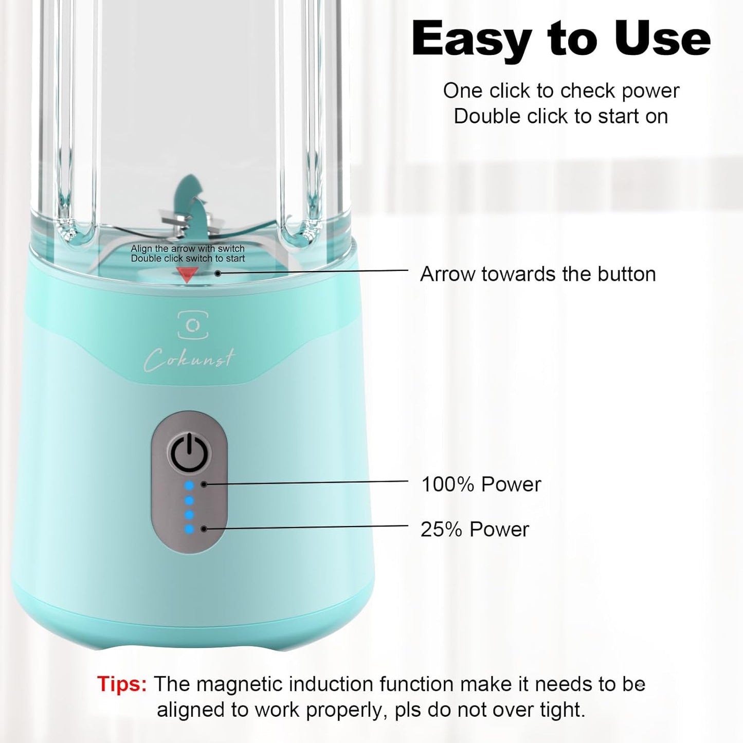 Mixeur portable électrique (Jus) 